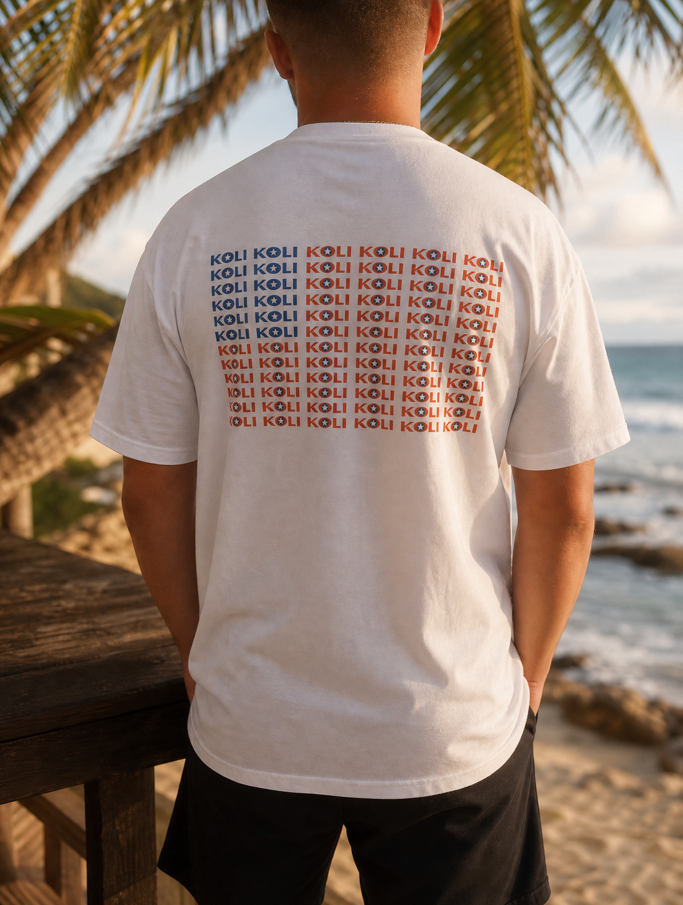 Koli, Red White & Blue T Shirt